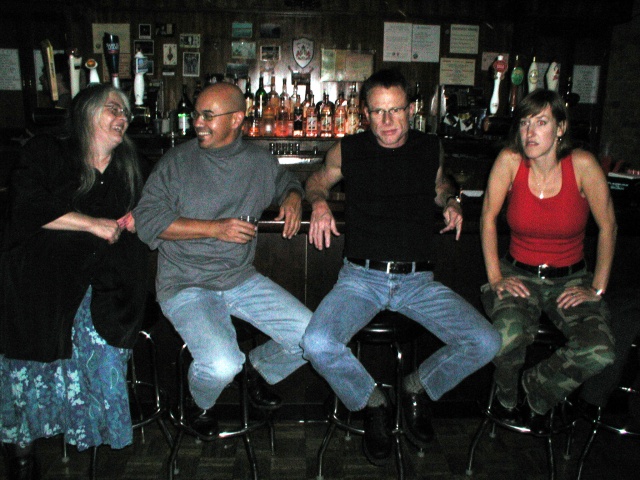 Vickie, Bon Lozaga, Hansford Rowe & Happy Rhodes at Martyrs - Chicago, IL - November 12, 2003